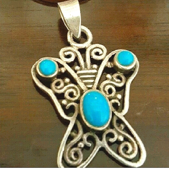 Vintage 90's sterling silver butterfly - Picture 4 of 8